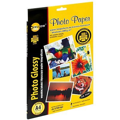 YELLOW ONE Papier foto A4 błyszczący 200g 20 arkuszy