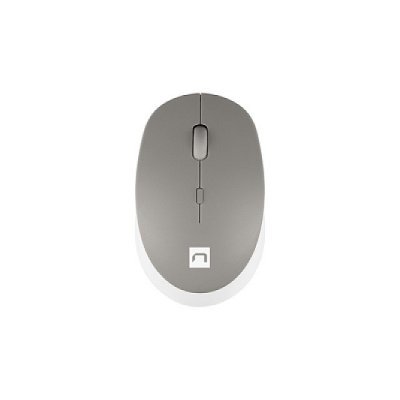 NATEC Harrier 2 Mysz bezprzewodowa 1600DPI biało-szara