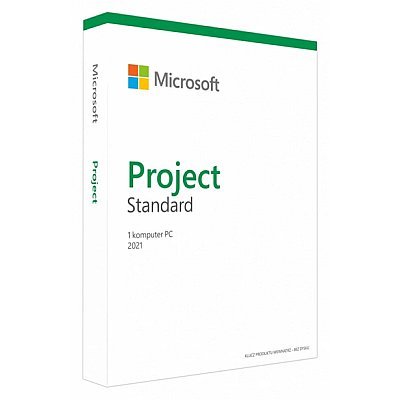 Microsoft Project Standard 2021 PL 32-bit/x64 Medialess Box 076-05926