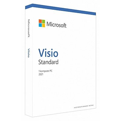 Microsoft Visio Standard 2021 PL 32-bit/x64 Medialess Box