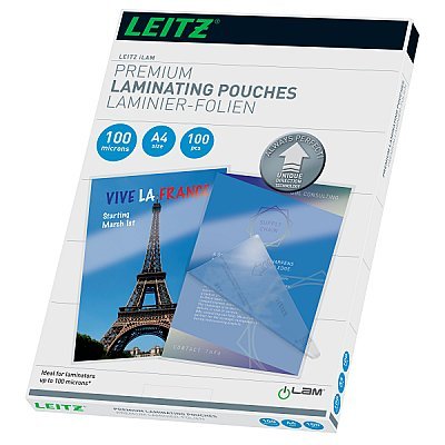 LEITZ iLAM UDT Folia do laminacji A4 100 mic. 100 sztuk