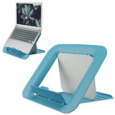 LEITZ Cosy Ergo Regulowana podstawka pod laptopa morska niebieska + PROMOCJA Feel Good!
