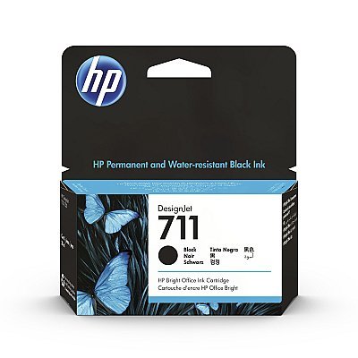 HP Tusz 711 czarny BK CZ129A