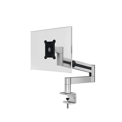 DURABLE Pro Uchwyt z ramieniem do 1 monitora mocowanie do blatu srebrny