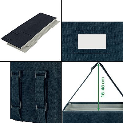 LEITZ Fabric Torba na akcesoria do pracy przy „gorących biurkach” ciemnoszara
