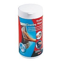 ESSELTE Dataline Chusteczki wilgotne i suche do czyszczenia ekranów 50x suche i 50x mokre