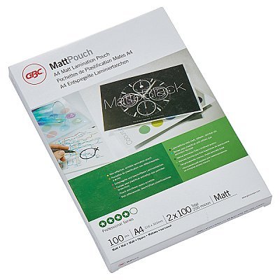 GBC Matt™ Folie do laminacji A4 matowa 100 mic. 100szt.