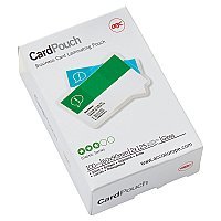 GBC Card™ Folia do laminacji wizytówek 60 x 90 mm połysk 125 mic. 100szt.