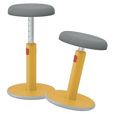 LEITZ Cosy Ergo Ergonomiczny stołek żółty + CASHBACK + PROMOCJA Feel Good!
