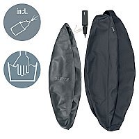 LEITZ Ergo Piłka do siedzenia z zabezpieczeniem przed niekontrolowanym toczeniem się 65cm ciemnoszara + PROMOCJA Feel Good!