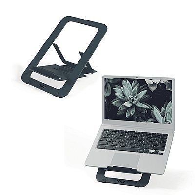 LEITZ Ergo Ultrapłaska aluminiowa podstawka pod laptopa z regulacją wysokości + PROMOCJA Feel Good!