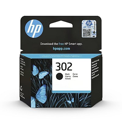 HP Tusz 302 czarny BK F6U66AE