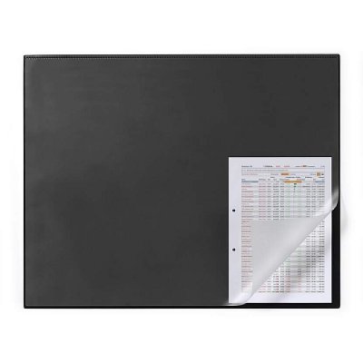 DURABLE Podkład na biurko 650x500 mm z zabezpieczeniem krawędzi czarny