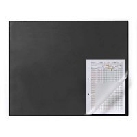 DURABLE Podkład na biurko 650x500 mm z zabezpieczeniem krawędzi czarny