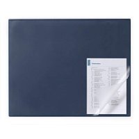 DURABLE Podkład na biurko 650x500 mm z zabezpieczeniem krawędzi granatowy