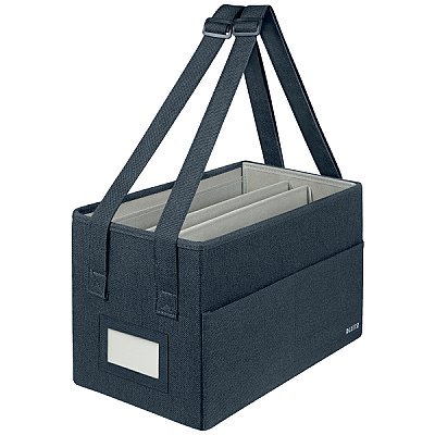 LEITZ Fabric Kompaktowa torba na akcesoria do pracy przy „gorących biurkach” ciemnoszara