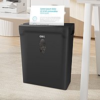DELI ET014 Niszczarka manualna A4 do 5 arkuszy 10l