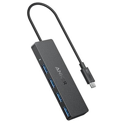 ANKER Hub Rozgałęźnik USB‑C na 4 porty USB-A 3.2 Gen 1