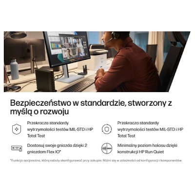 HP Komputer stacjonarny EliteDesk 8 Mini G1i AI 5 235T | 16GB | SSD 512GB | W11P