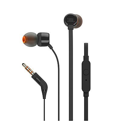 JBL T110 Słuchawki douszne przewodowe czarne