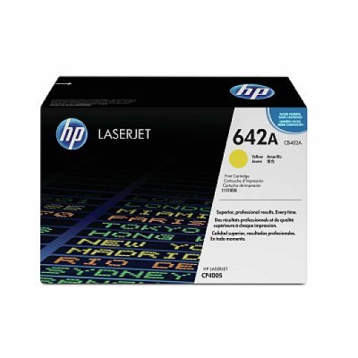 HP Toner 642A żółty yellow