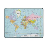 DURABLE Podkład na biurko mm z mapą świata 530x400