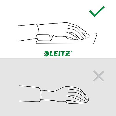 LEITZ Ergo Podkładka pod mysz i nadgarstek ciemnoszara + PROMOCJA Feel Good!