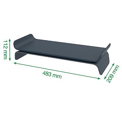 LEITZ Ergo regulowana podstawka pod monitor ciemnoszara + PROMOCJA Feel Good!
