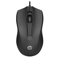 HP Wired Mouse 100 mysz przewodowa czarna