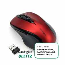 KENSINGTON Pro Fit Mysz bezprzewodowa rubinowa czerwień + PROMOCJA