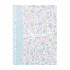 OXFORD Floral Kołozeszyt w kratkę A6 50 kartek