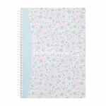 OXFORD Floral Kołozeszyt w linię B5 60 kartek