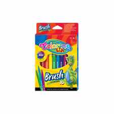 COLORINO Flamastry pędzelkowe 10 kolorów