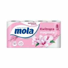 MOLA White Kwitnąca magnolia Papier toaletowy dwuwarstwowy 8 rolek