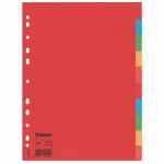 ESSELTE 10 kolorowych przekładek z kartonu A4