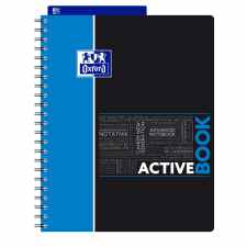 OXFORD Activebook Kołozeszyt w kratkę A4+ 80 kartek