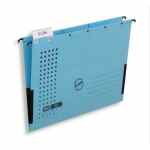 ELBA Chic Ultimate Teczka wisząca z płóciennymi boczkami A4 niebieska