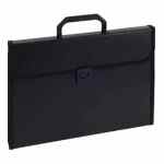 EAGLE Aktówka z przekładkami czarna z rączką A4