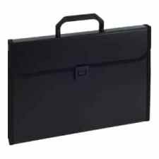 EAGLE Aktówka z przekładkami czarna z rączką A4