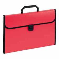 EAGLE Aktówka z przekładkami czerwona z rączką A4