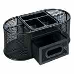 GRAND Przybornik na biurko matowy czarny