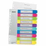 LEITZ Wow Przekładki z możliwością nadrukowania tekstu 1-10