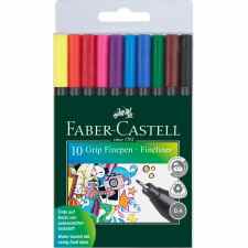 FABER-CASTELL Grip Cienkopisy 10 kolorów