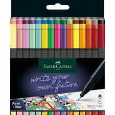 FABER-CASTELL Grip Zestaw cienkopisów 30 kolorów