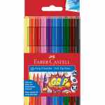 FABER-CASTELL Grip Zestaw flamastrów 10 kolorów