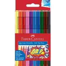 FABER-CASTELL Grip Zestaw flamastrów 10 kolorów