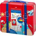 FABER-CASTELL Connector Flamastry w metalowej walizce 40 kolory