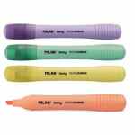 MILAN Sway Zestaw zakreślaczy pastelowych w etui 4 szt.