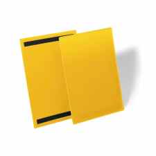 DURABLE Magnetyczna kieszeń magazynowa A4 pionowa żółty
