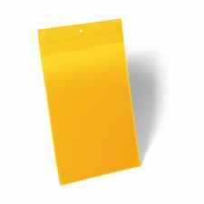 DURABLE Magnetyczna neodymowa kieszeń magazynowa A4 pionowa żółty